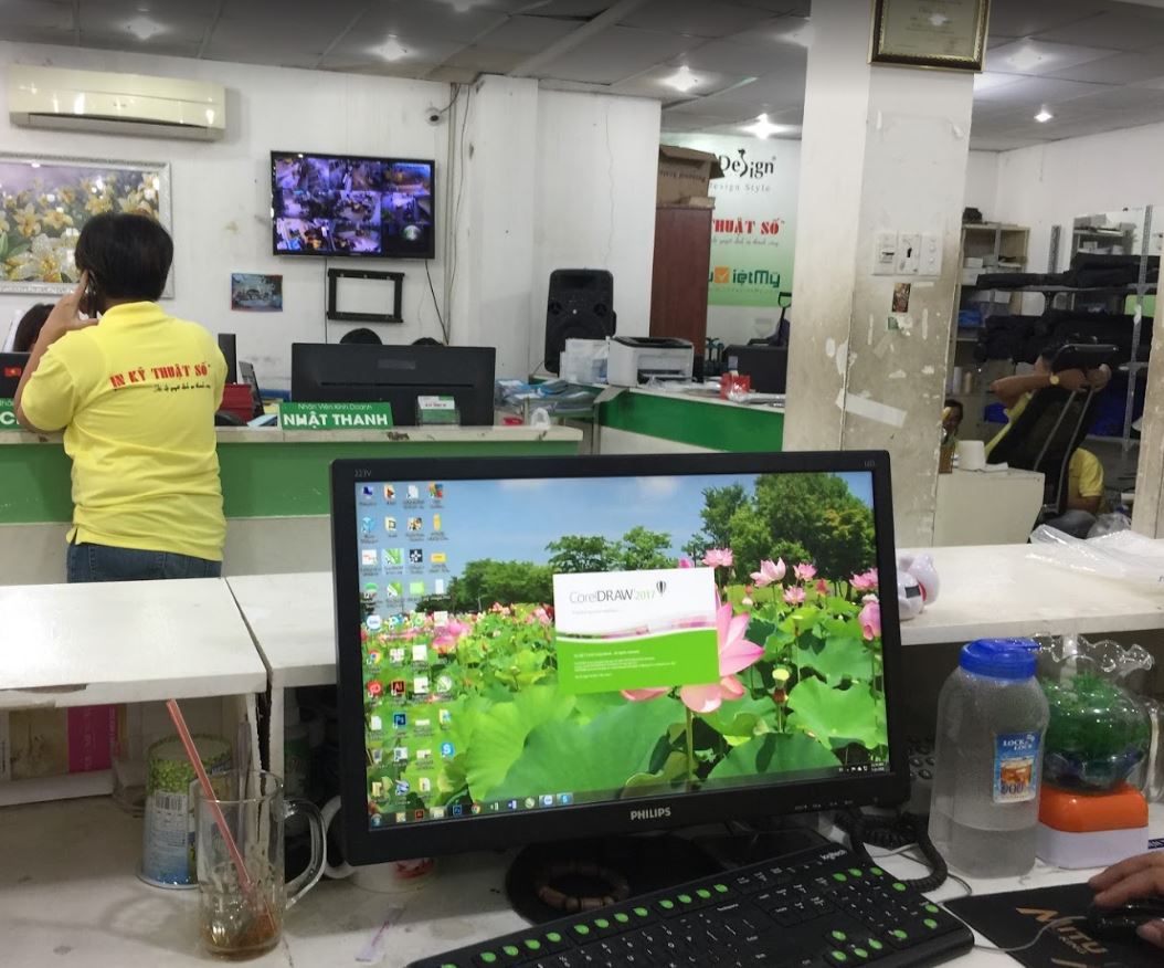 Phần mềm Corel Draw thường được các công ty in ấn sử dụng vì thao tác nhanh và lưu trữ dữ liệu nhẹ